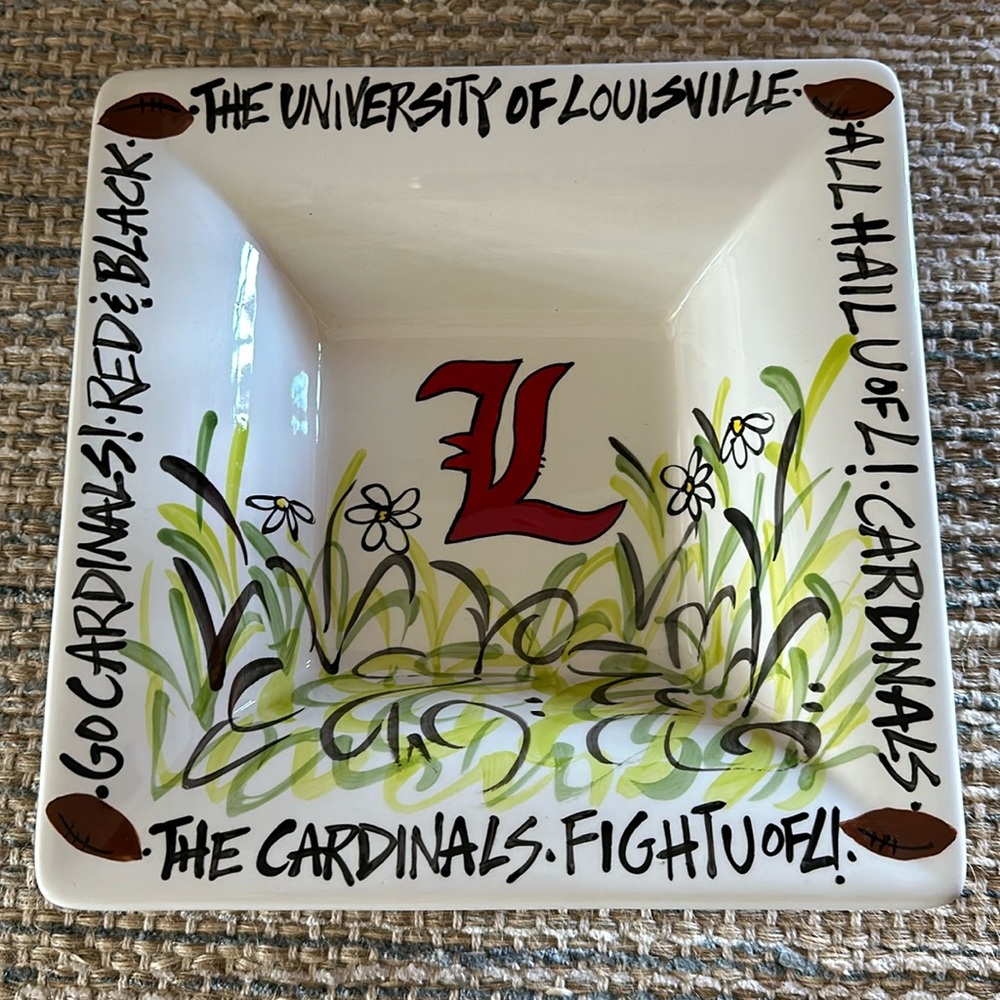 Louisville Cardinal Dish 9x9